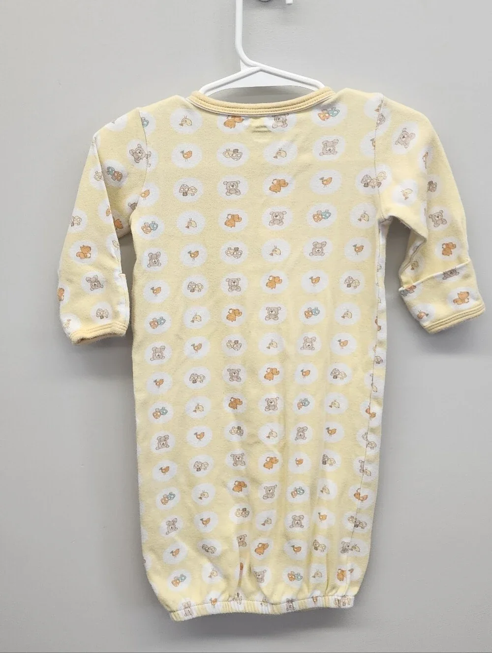 Babies “R” Us 0–3M Yellow Woodland Print Gown